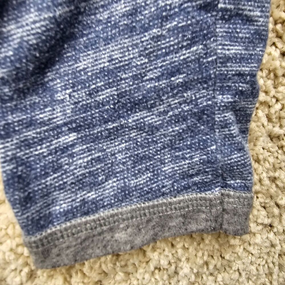 Hollister Long-Sleeve Pullover With Drawstring Hood Blue Gray Men's Size Small - Picture 6 of 14